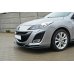 Накладка сплиттер на передний бампер на Mazda 3 BL Sport